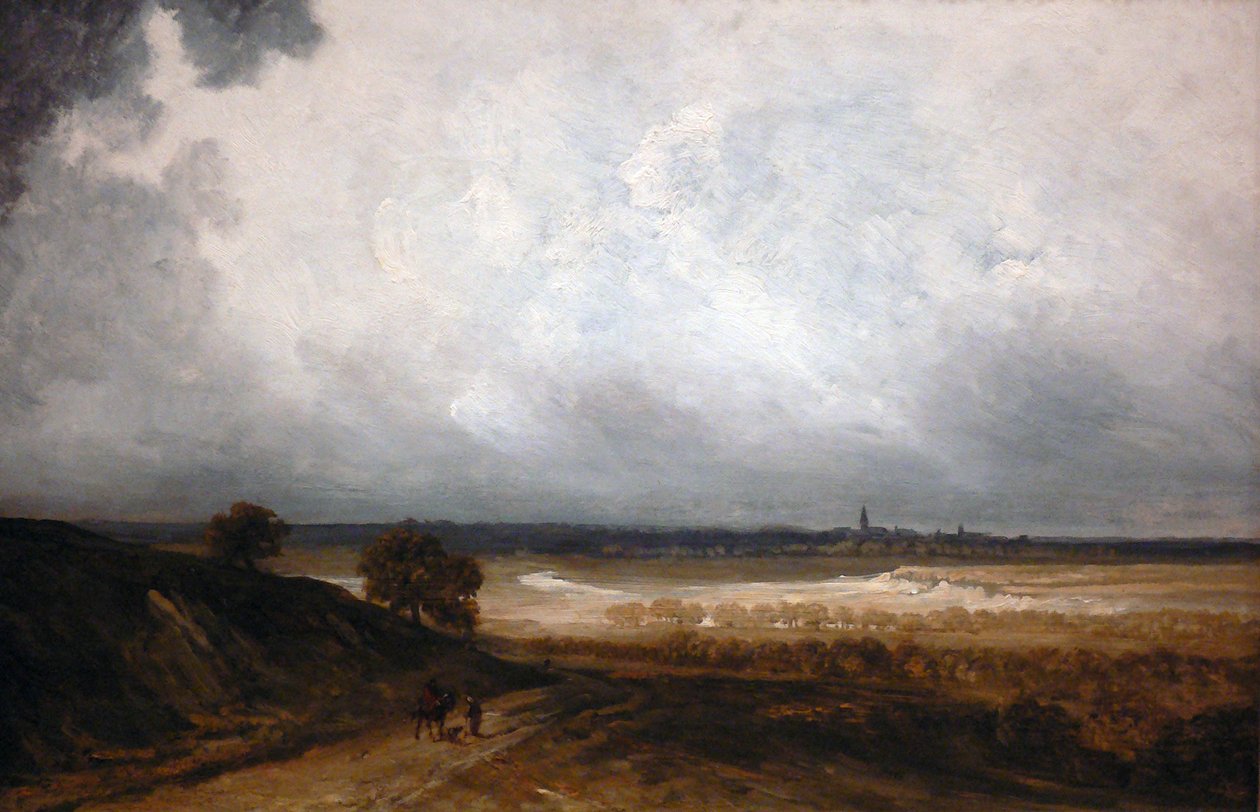 Paisagem com figuras. de Georges Michel