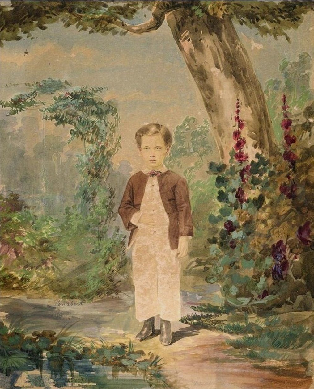 Aguarela de Georges Penabert (1858) (A) de Georges Penabert
