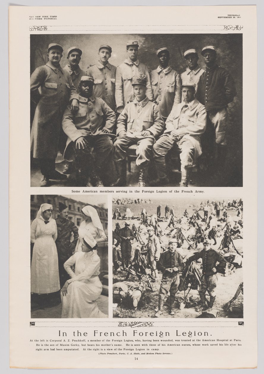 Na Legião Estrangeira Francesa, 30 de setembro de 1915 de Georges Penabert