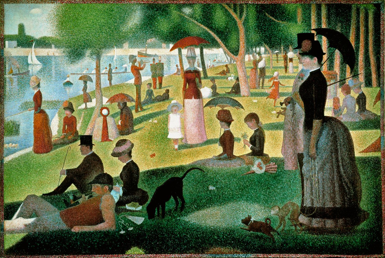 Um domingo em La Grande Jatte de Georges Pierre Seurat
