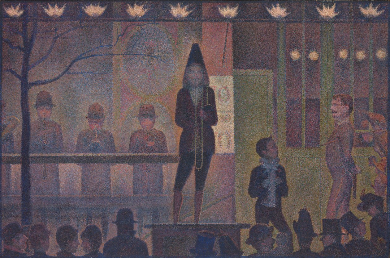 Circus Sideshow (Parade de cirque) de Georges Pierre Seurat