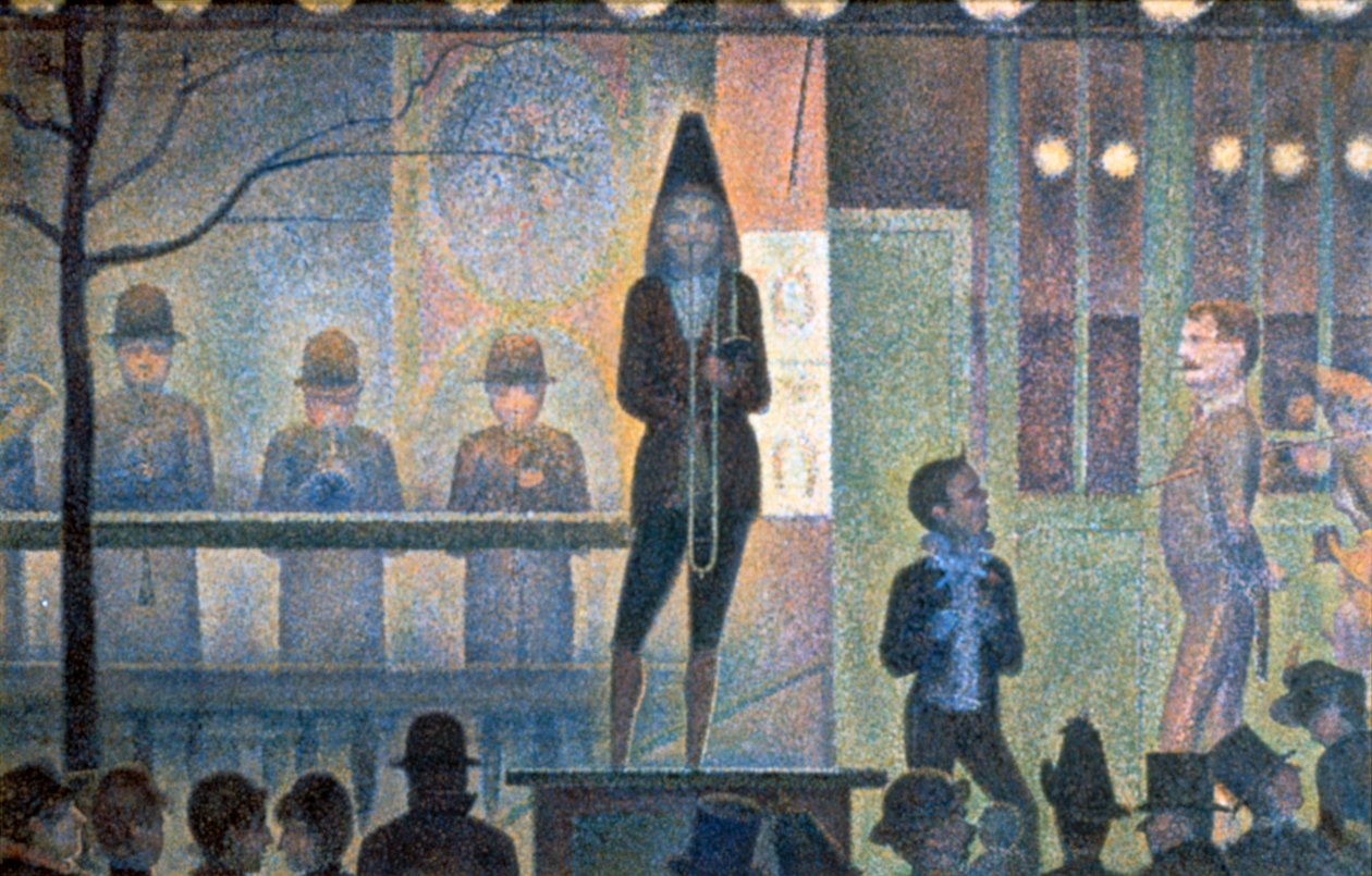 Circo Sideshow, 1887-1888 de Georges Pierre Seurat