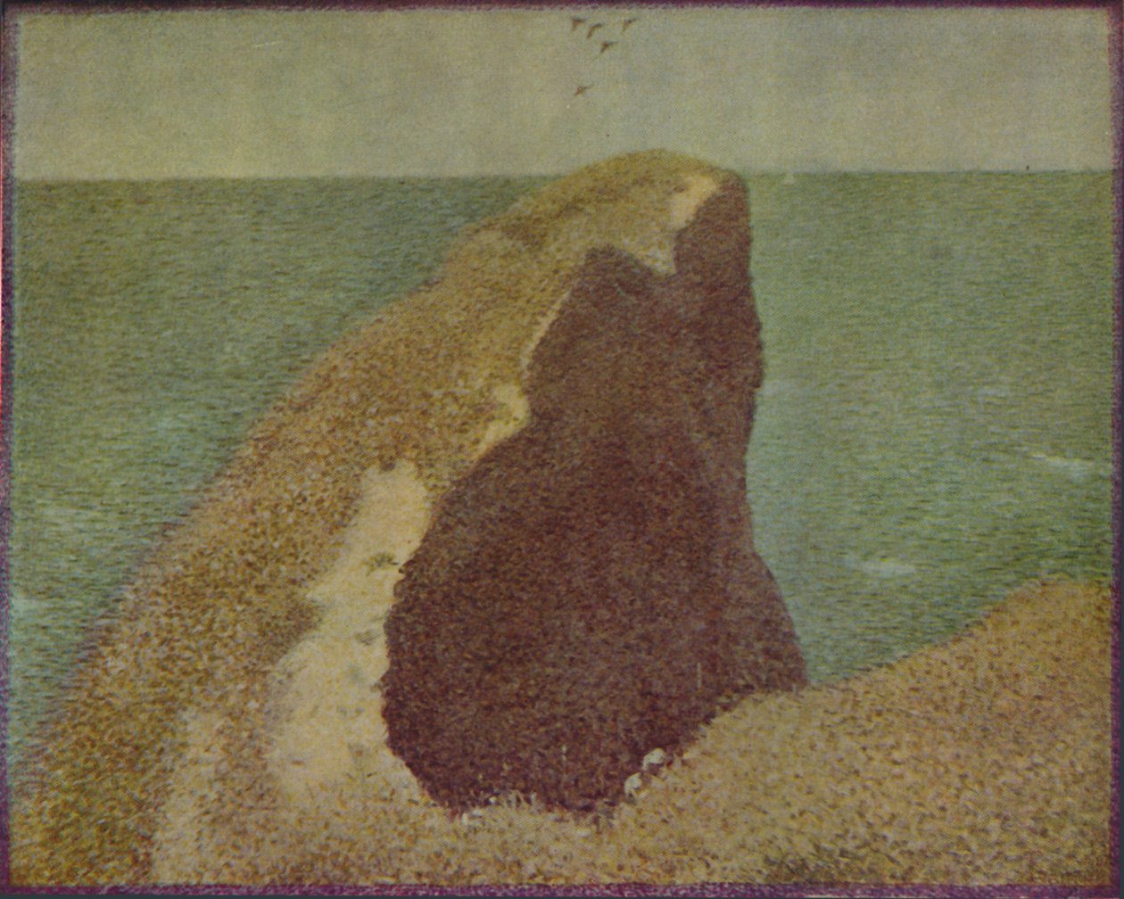 Le Bec Du Hoc, Grandcamp, 1885, 1937. de Georges Pierre Seurat
