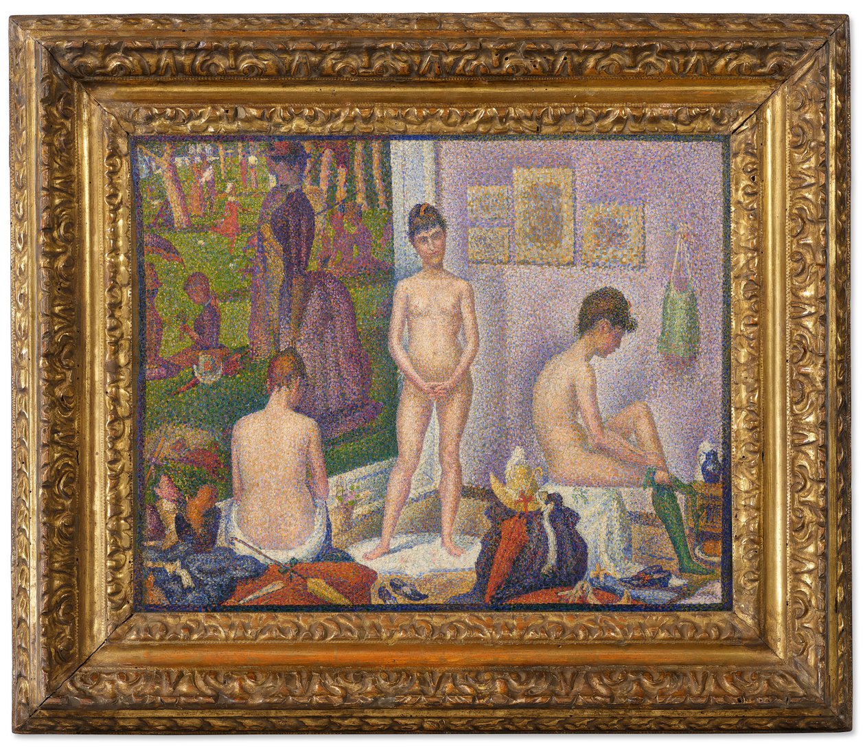 Les Poseuses, Ensemble (versão pequena) de Georges Pierre Seurat