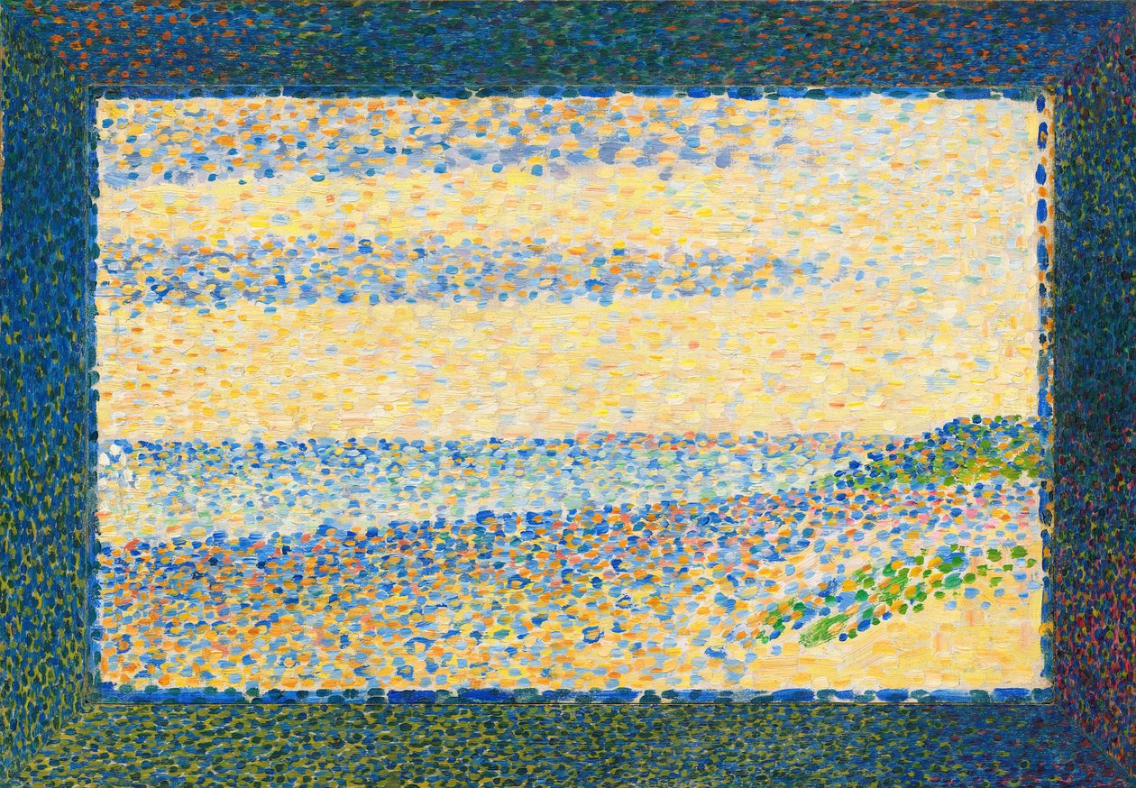 Gravelines Seascape, 1890. de Georges Pierre Seurat