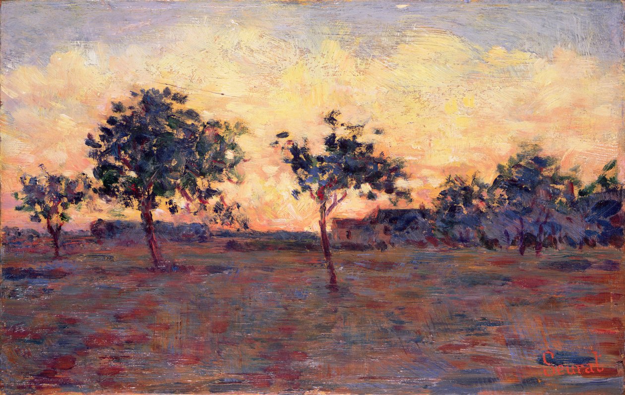 Sunset de Georges Pierre Seurat