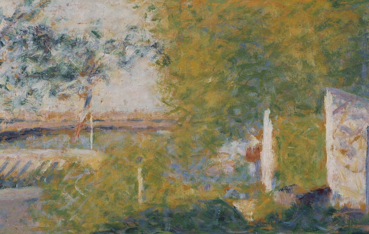 A ponte em Bineau. de Georges Pierre Seurat