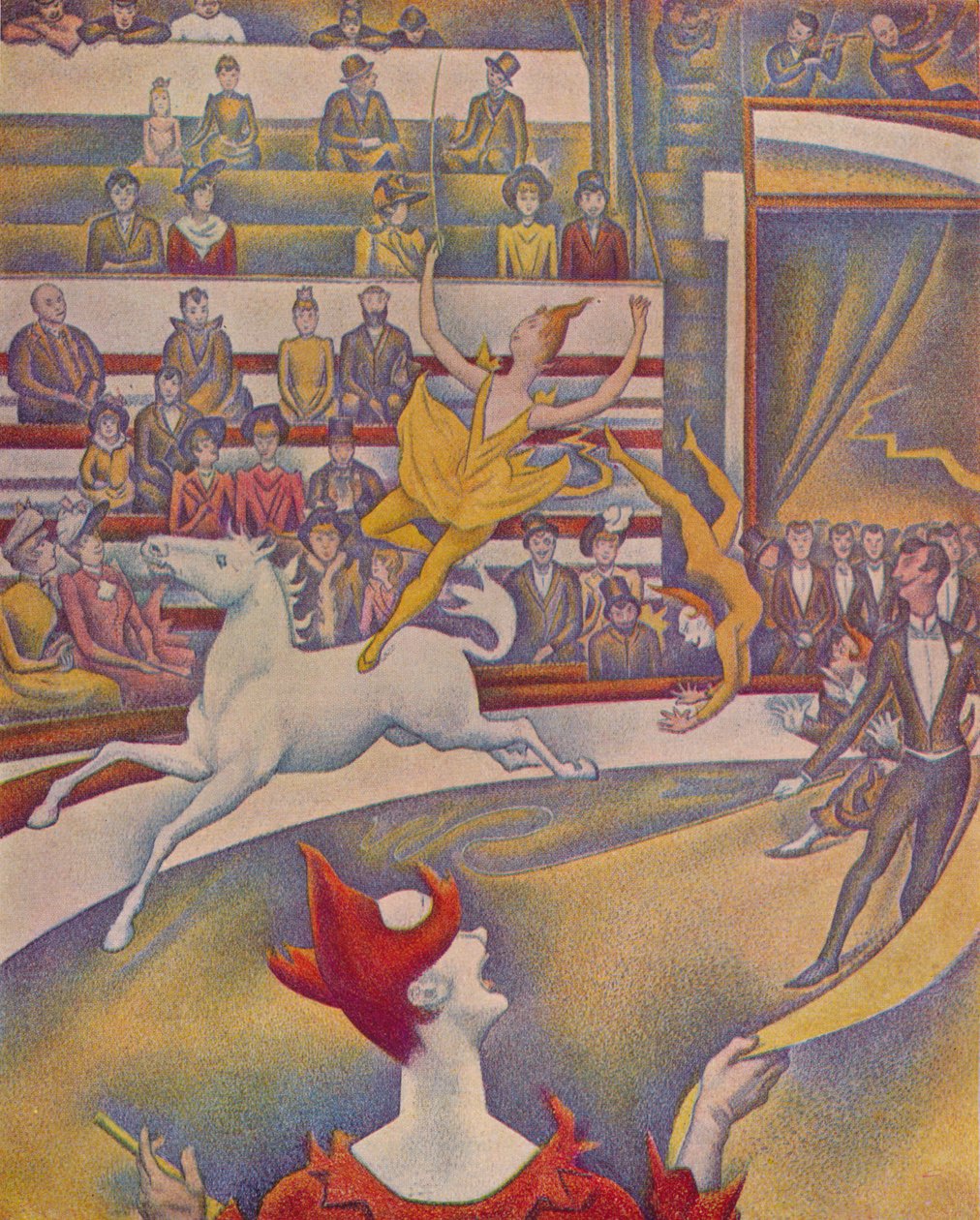 O Circo Le Cirque, 1890-91 de Georges Pierre Seurat