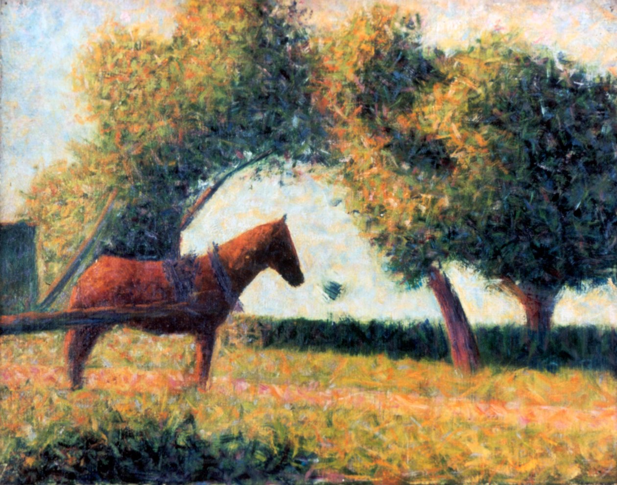 O cavalo aproveitado, 1883 de Georges Pierre Seurat