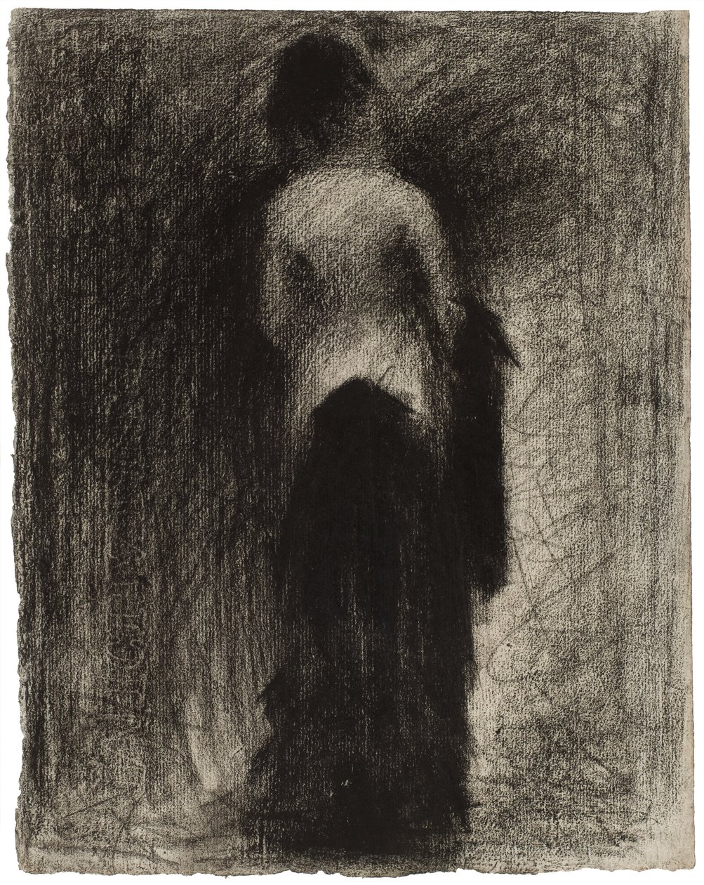 O passeio, c.1882 de Georges Pierre Seurat