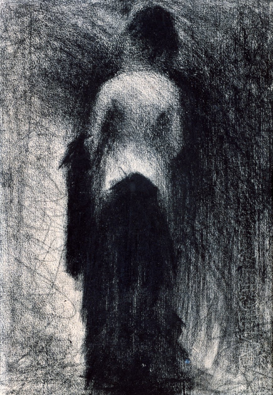 Mulher vista de trás, c1880-1891 de Georges Pierre Seurat