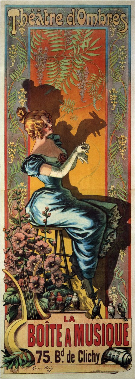 A caixa de música, 1898 de Georges Redon