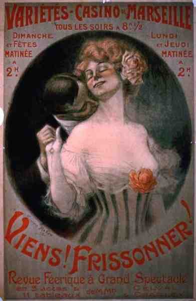 Cartaz publicitando uma revista no Variete-Casino, Marselha (cor litho) de Georges Redon
