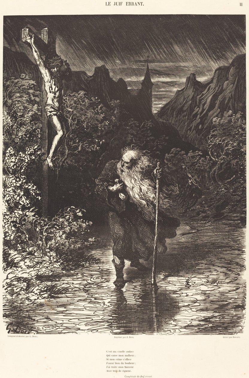 Le Juif Errant de Georges Rouget after Gustave Doré