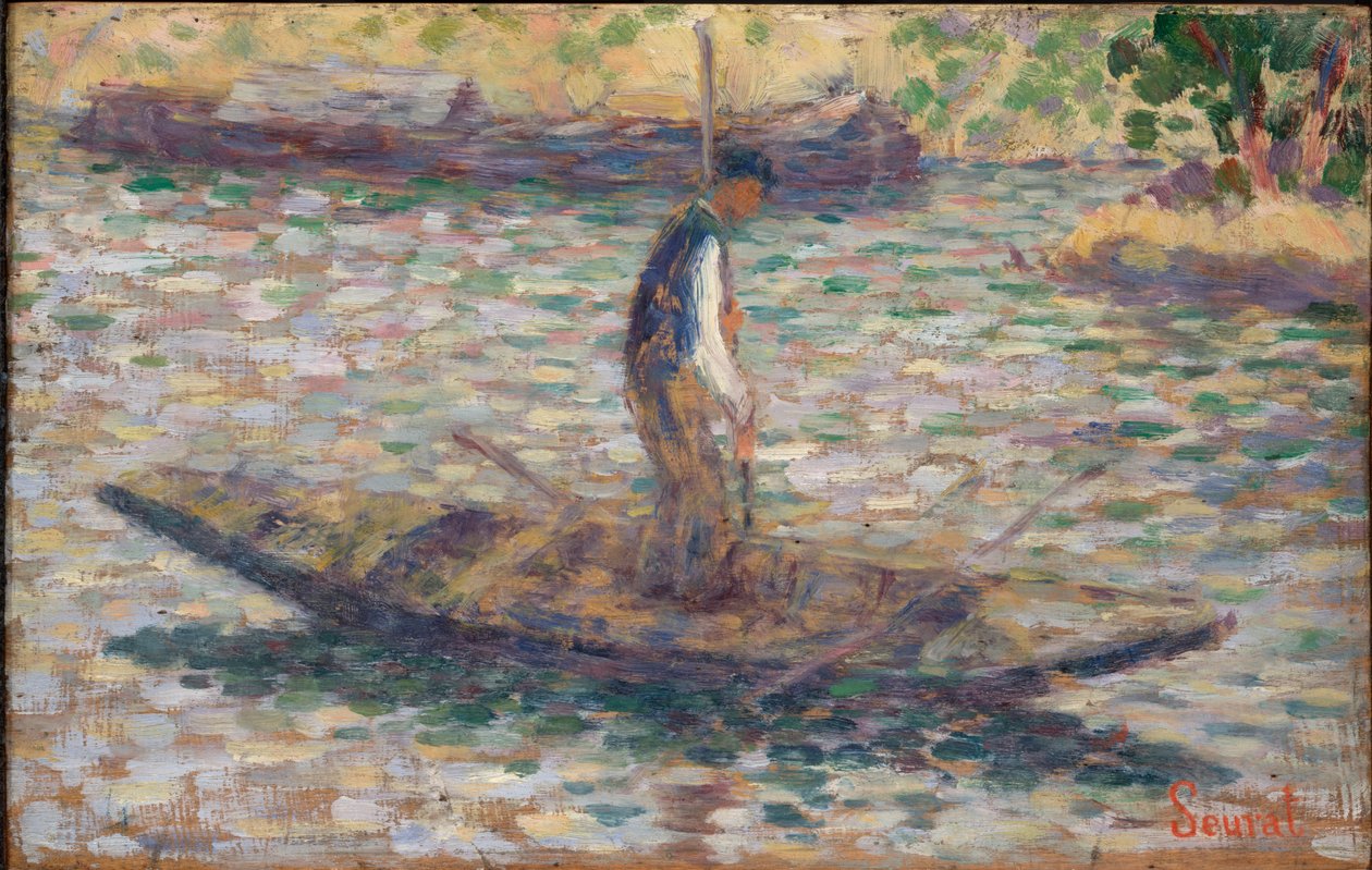 Um Pescador de Georges Seurat