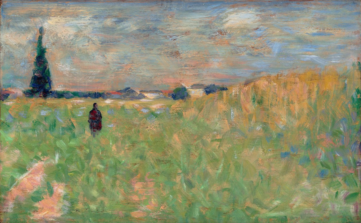 Uma paisagem de verão de Georges Seurat