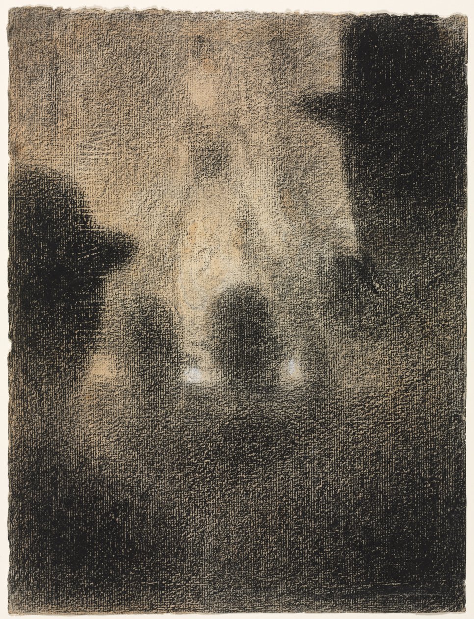 Café-concerto, 1887-1888. de Georges Seurat
