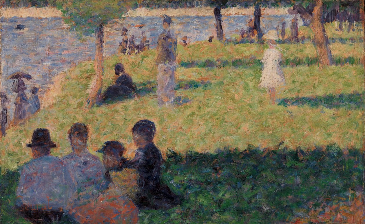 Grupo de Figuras (Estudo para "Un dimanche Ã la Grande Jatte")" de Georges Seurat