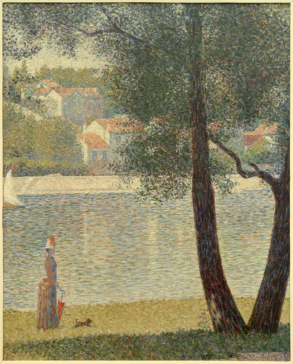 O Sena em Courbevoie de Georges Seurat