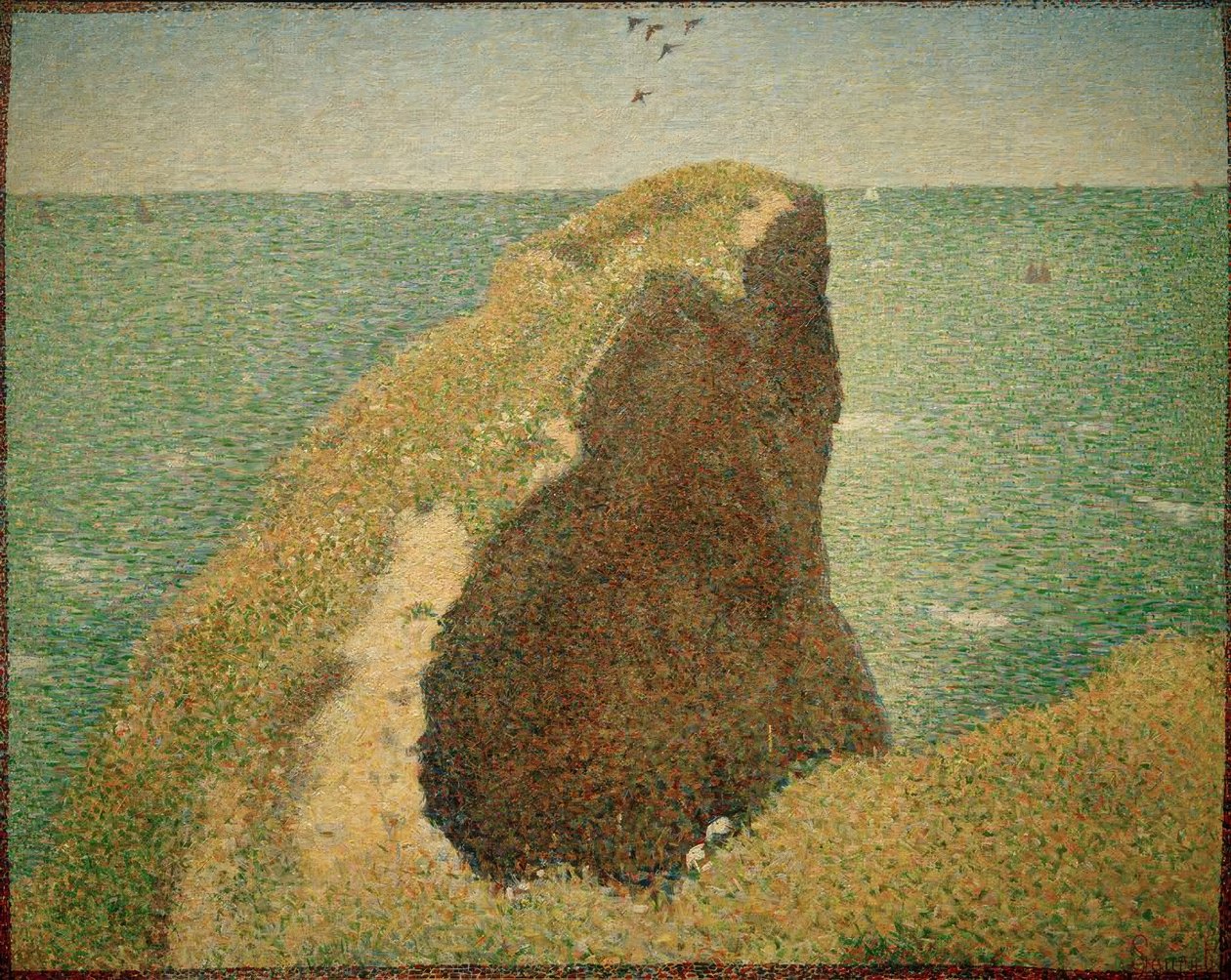 O Bec du Hoc, Grandcamp de Georges Seurat