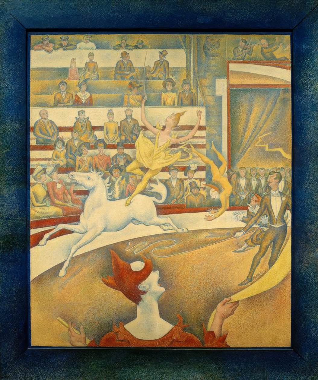 Le Cirque (o circo) de Georges Seurat