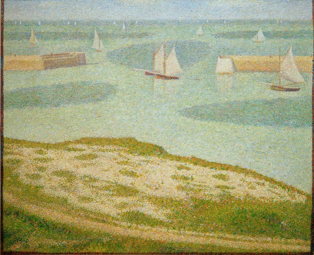Port-en-Bessin, entrada para o porto externo de Georges Seurat