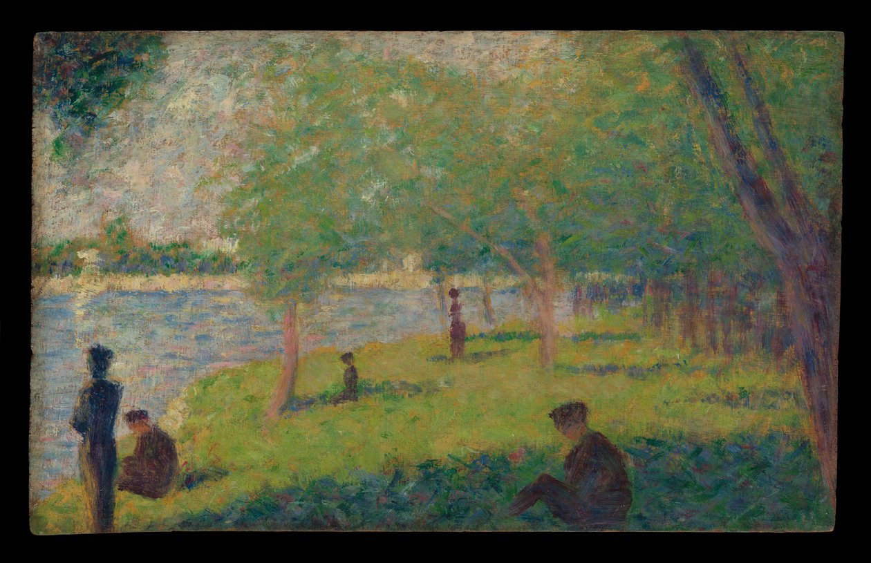 Estudo para "Uma tarde de domingo na Ilha da Grande Jatte" de Georges Seurat