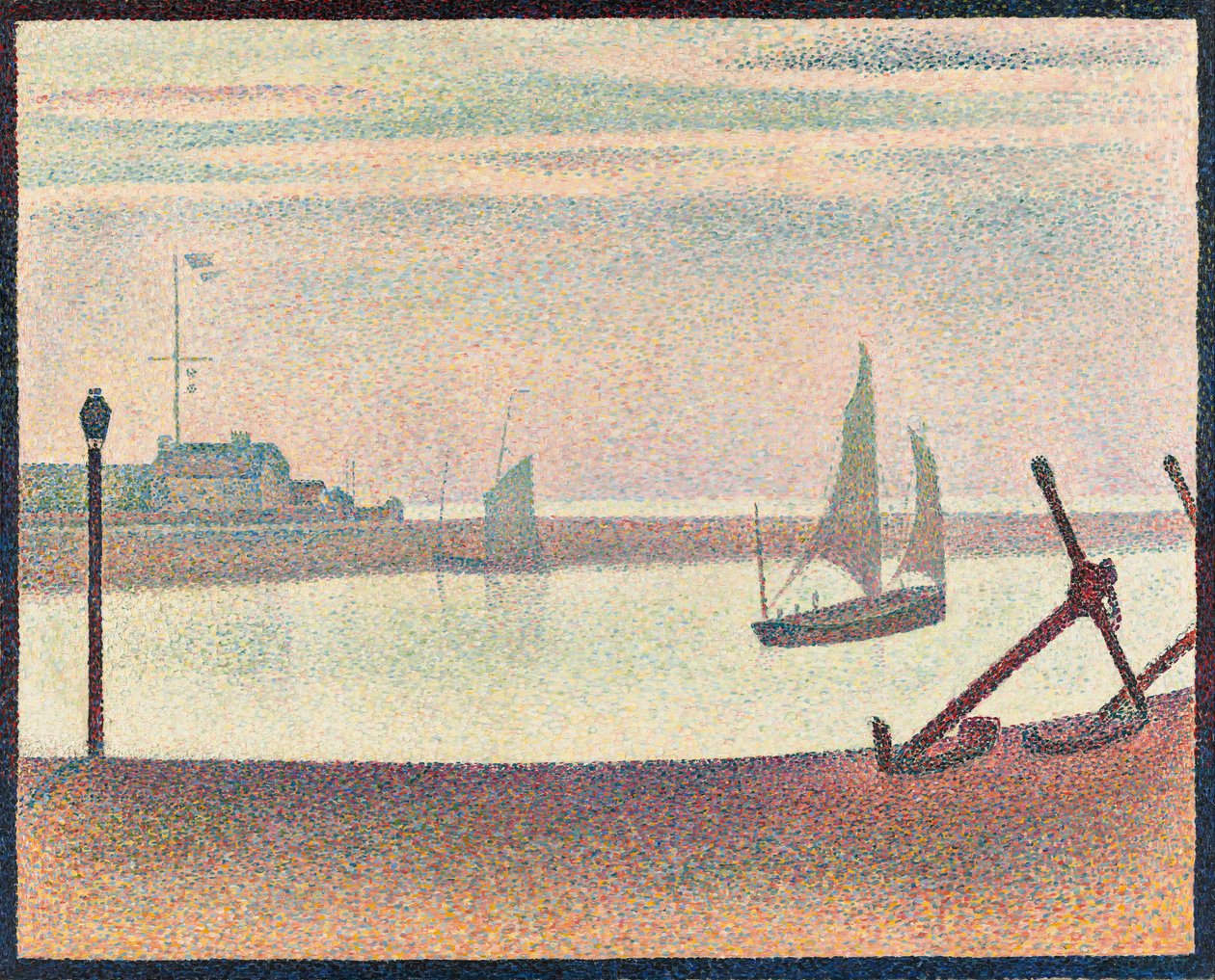 O Canal em Gravelines, à noite de Georges Seurat