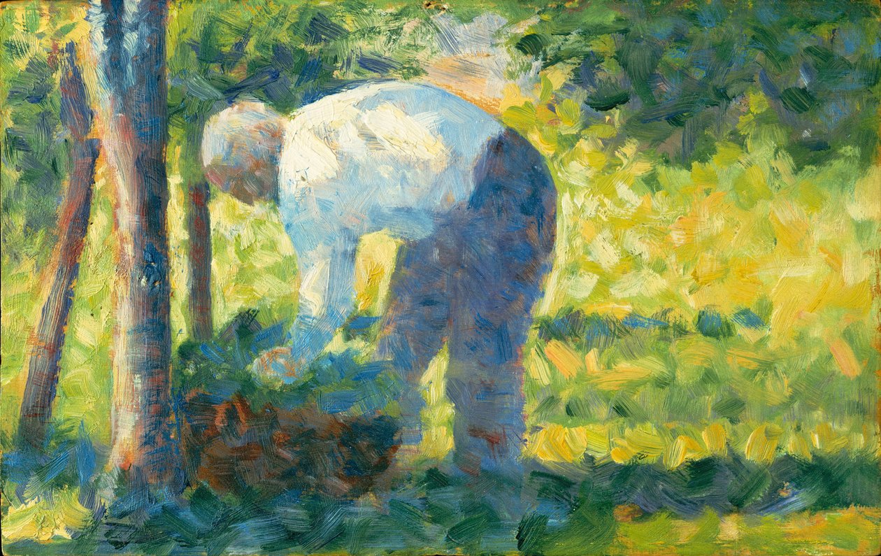 O jardineiro, 1882-83 de Georges Seurat