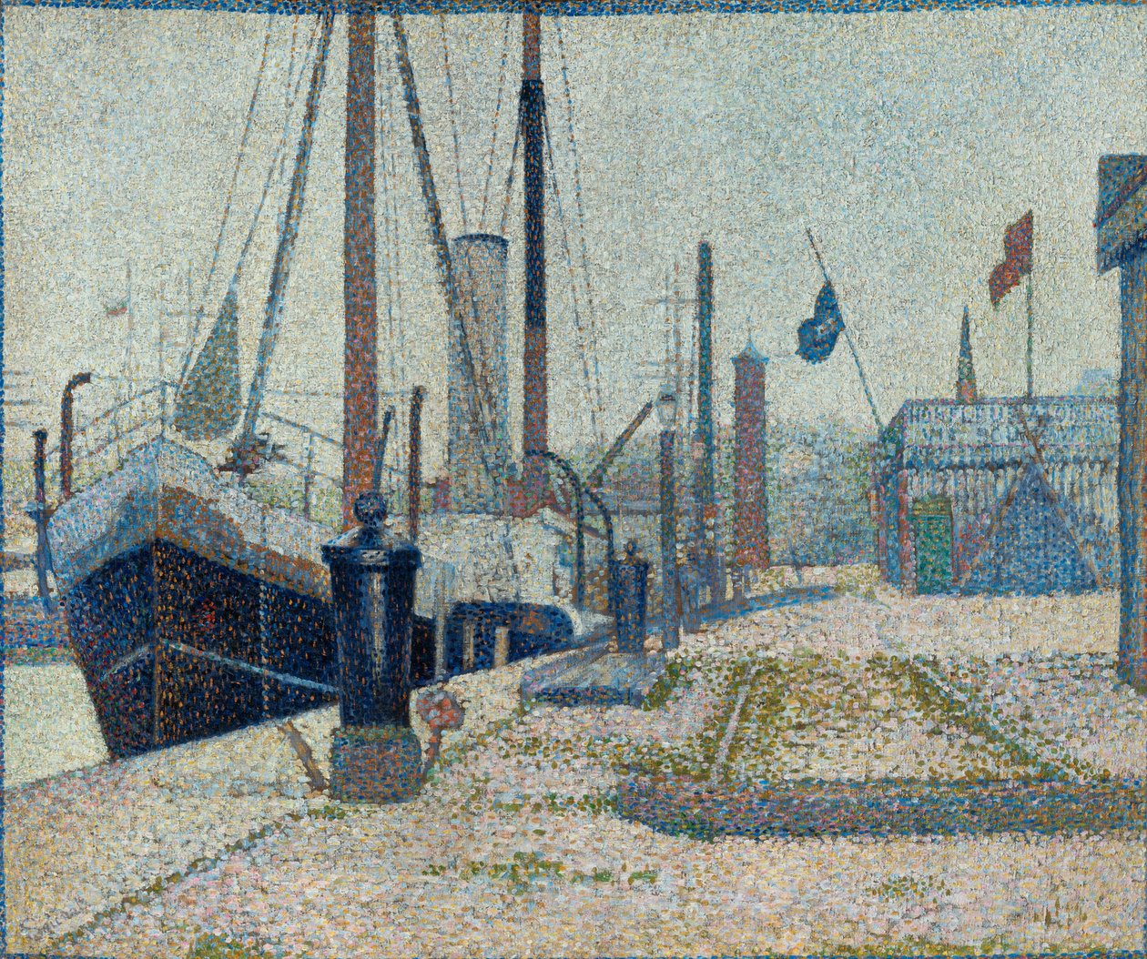 A Maria em Honfleur, 1886 de Georges Seurat