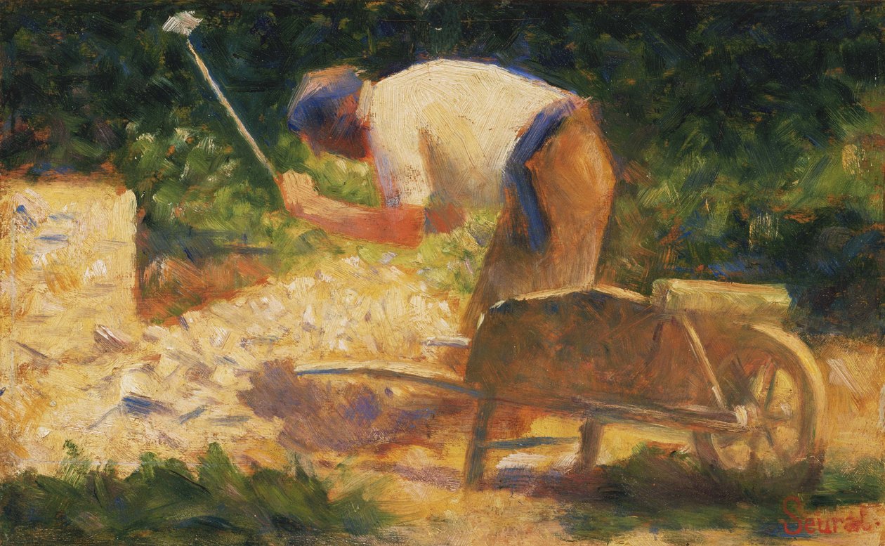 O quebrador de pedras de Georges Seurat