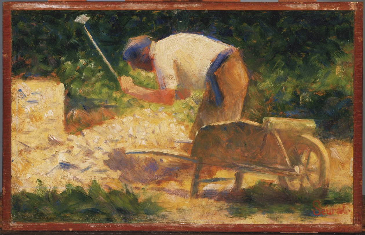 O quebrador de pedras de Georges Seurat
