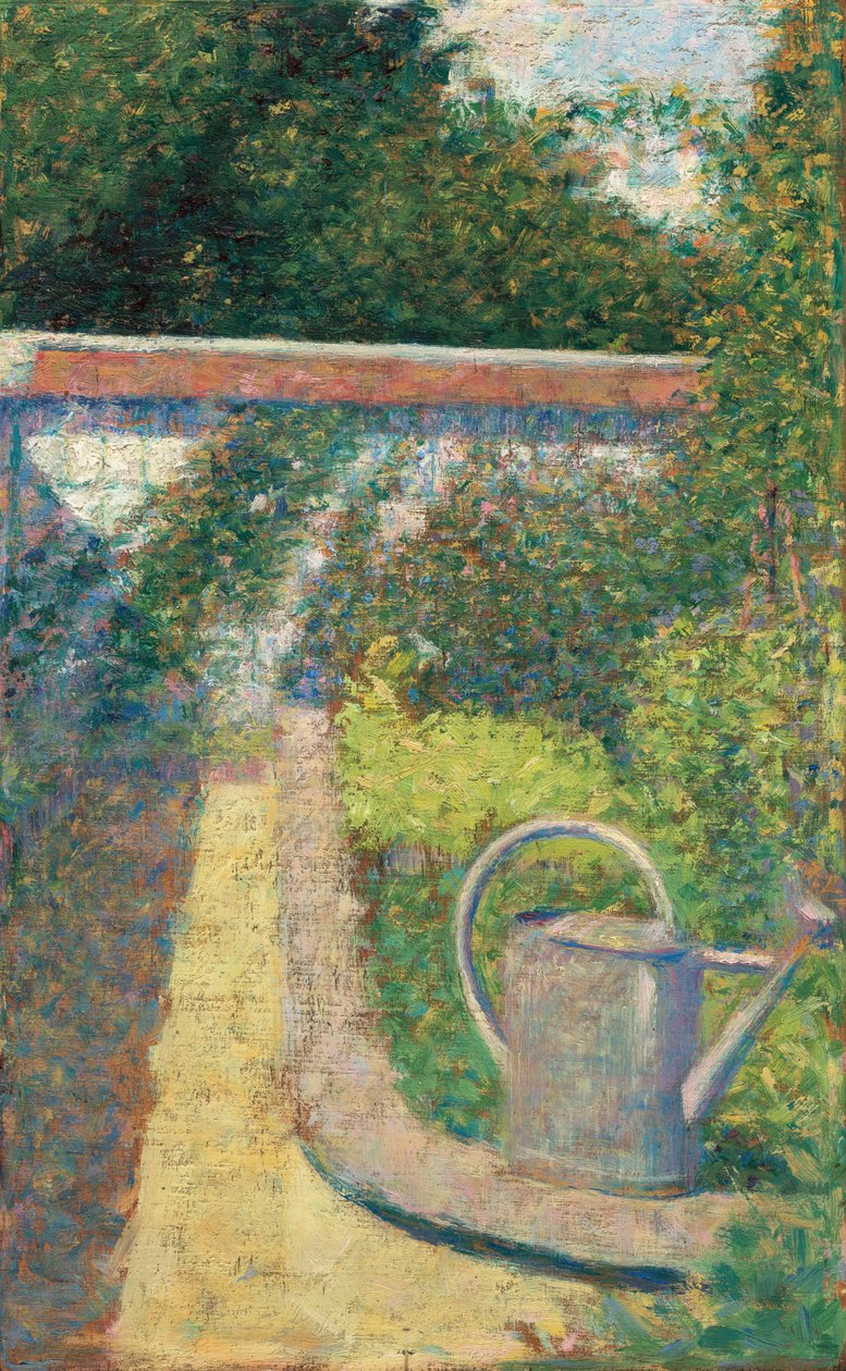 O regador - Jardim em Le Raincy de Georges Seurat