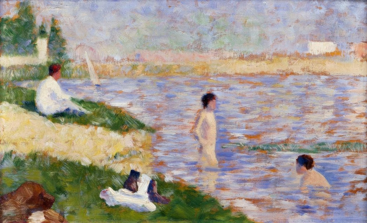 Um mergulho em Asnières de Georges Seurat