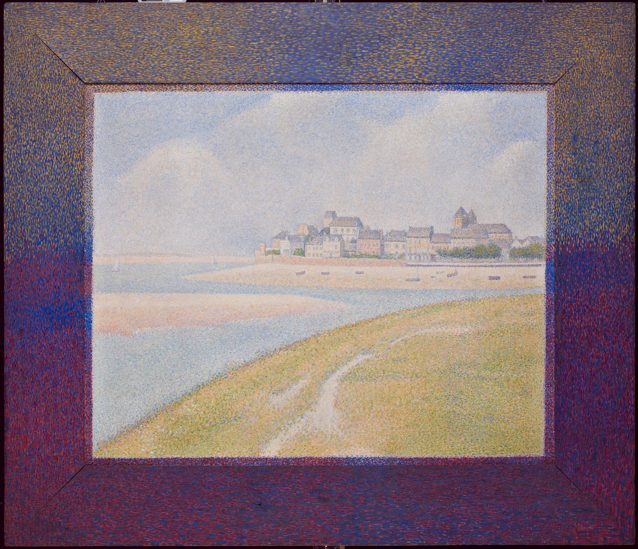 Vista de Le Crotoy a montante de Georges Seurat