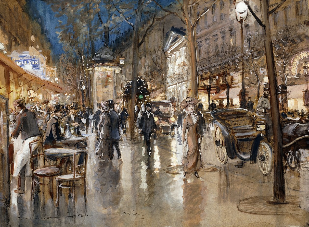 Noite em um Boulevard parisiense, de Georges Stein