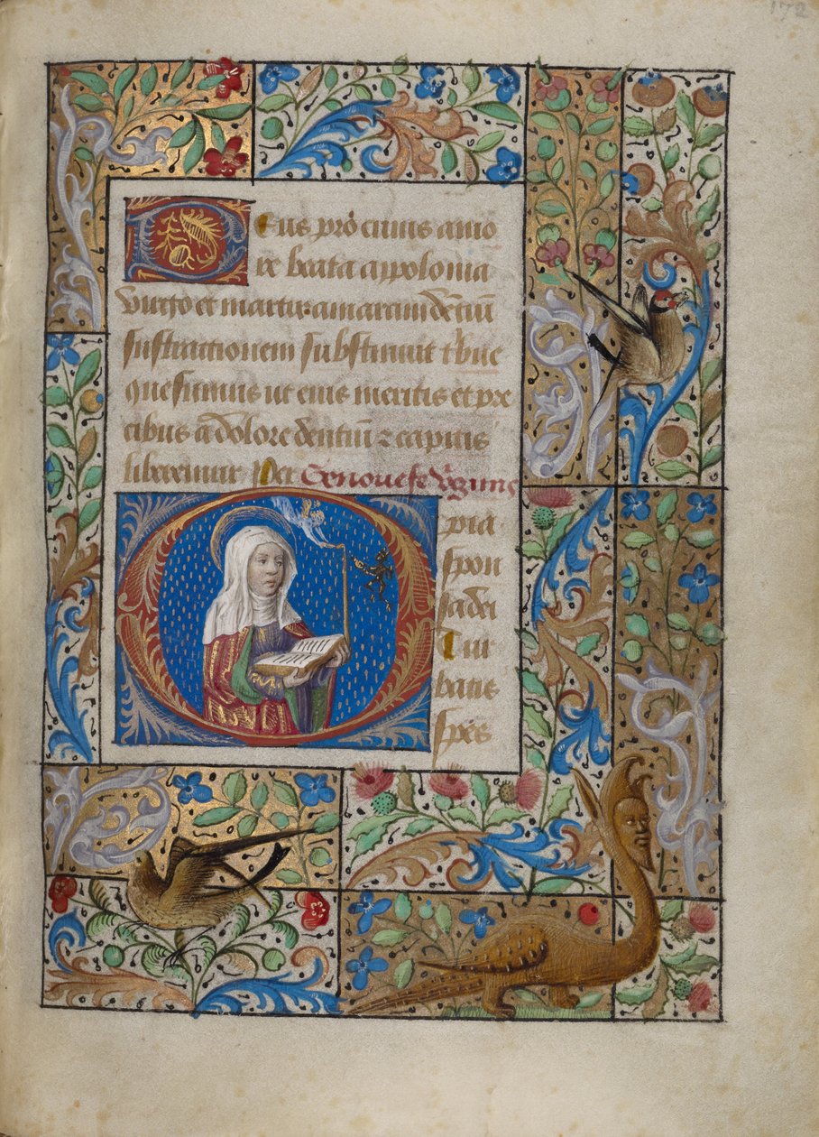 Inicial O: Saint Geneviève de Georges Trubert