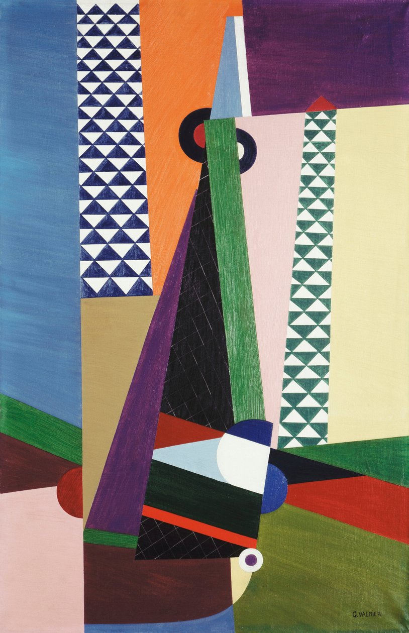Composição Geometrique, 1922 de Georges Valmier