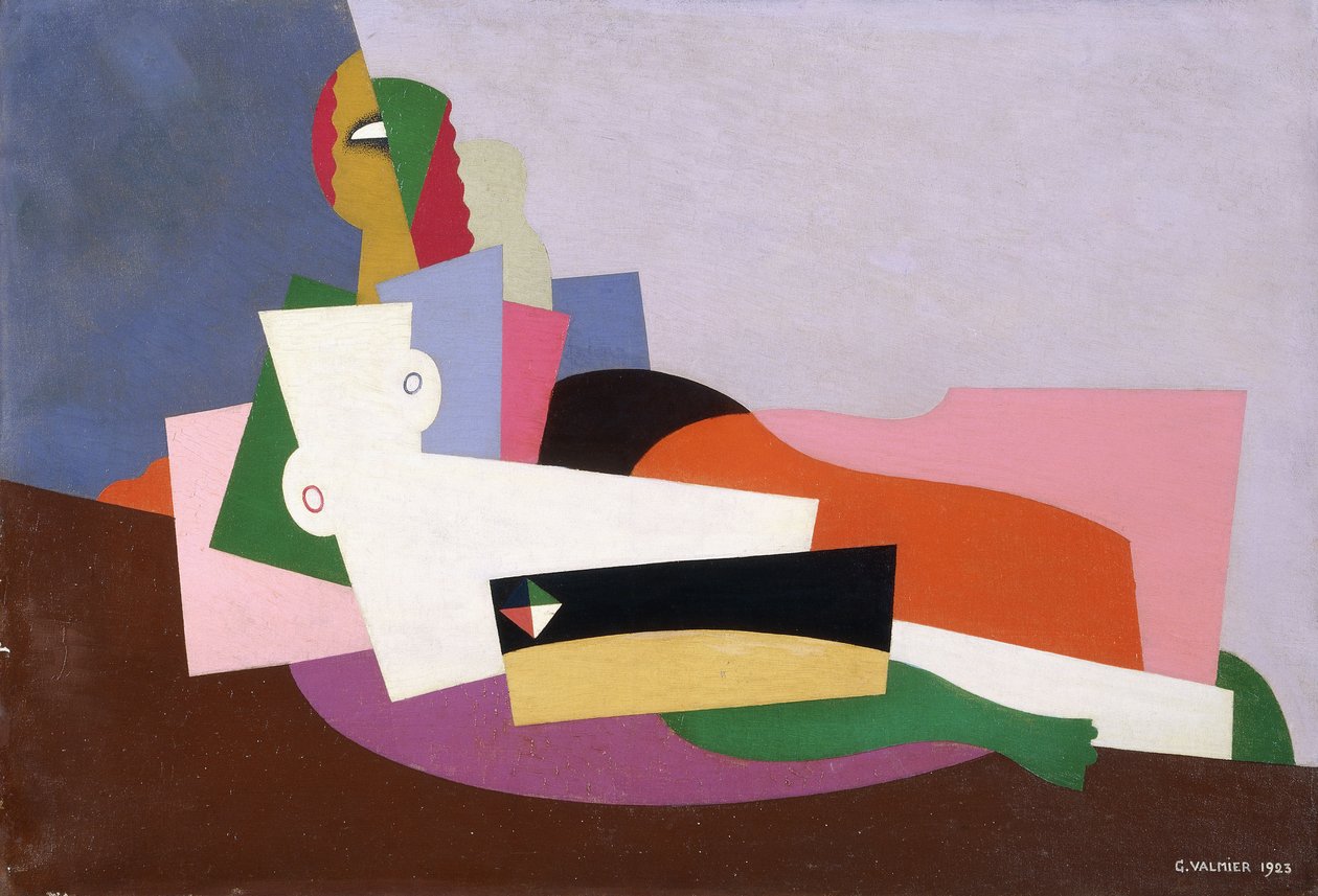 Nu reclinado, 1923 de Georges Valmier