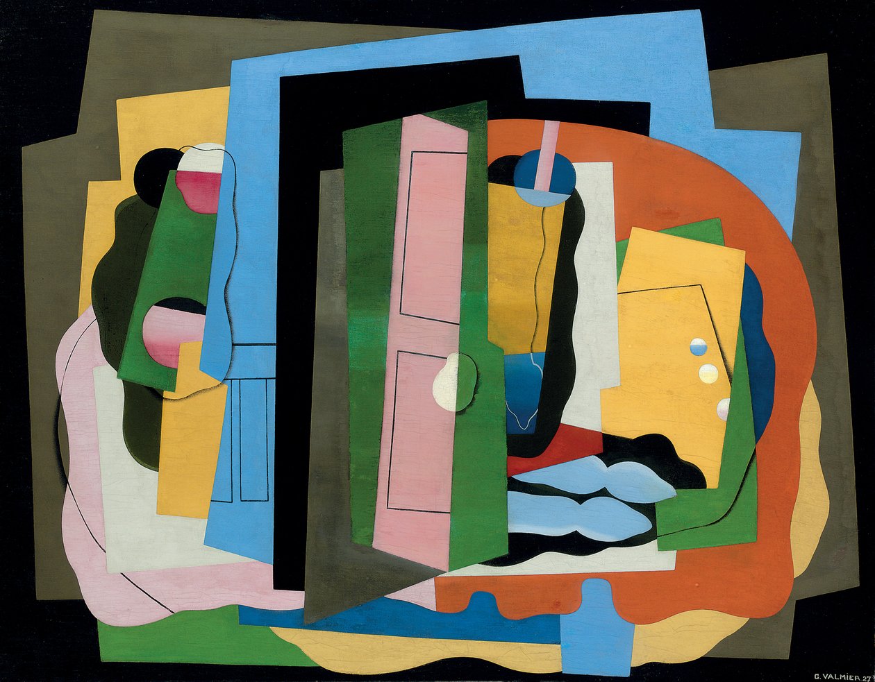 A porta rosa; A porta rosa, 1927 de Georges Valmier