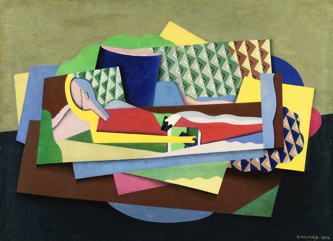 Mulher Deitada; Femme Couchee, 1924 de Georges Valmier