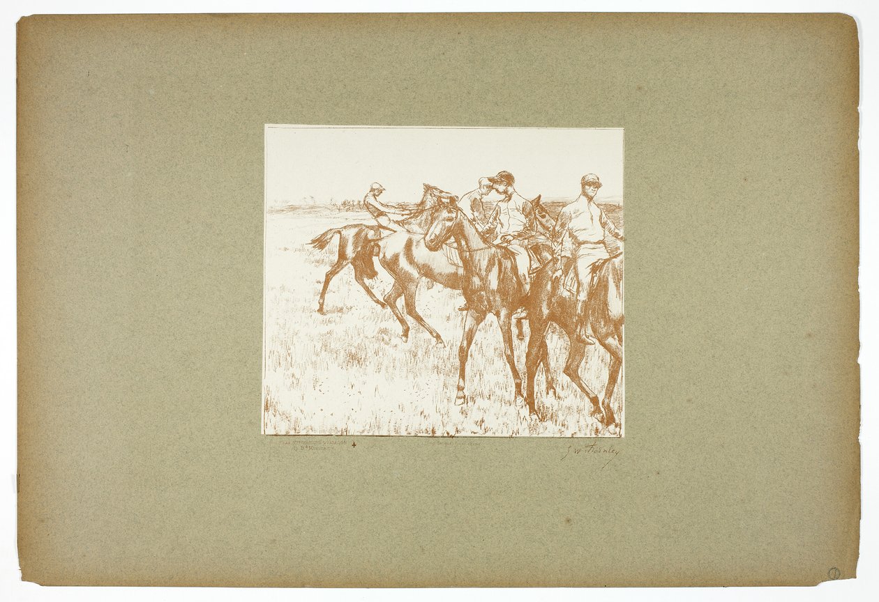 Os Jockeys de Georges William Thornley