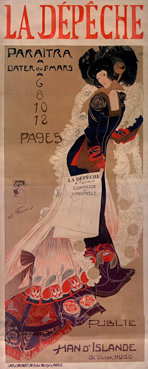 O Despacho, c. 1900. de Georges de . Feure