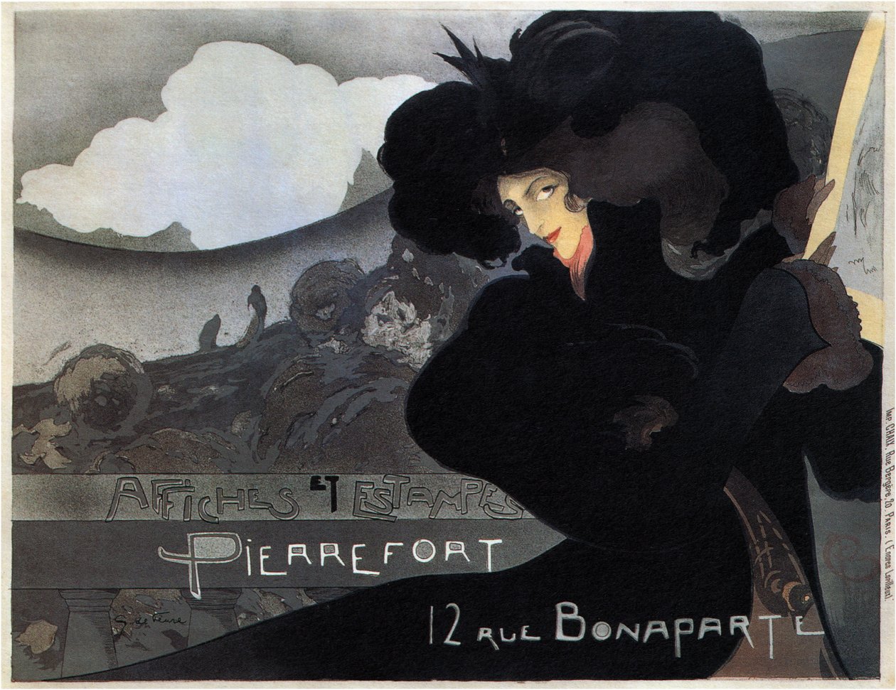 Pierrefort, Cartazes e selos, 1898 de Georges de Feure