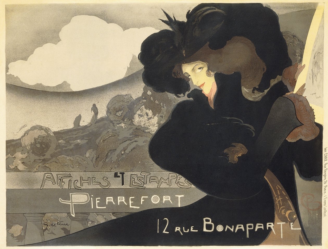 Pierrefort Posters e impressões; Posters e impressões de Pierrefort de Georges de Feure