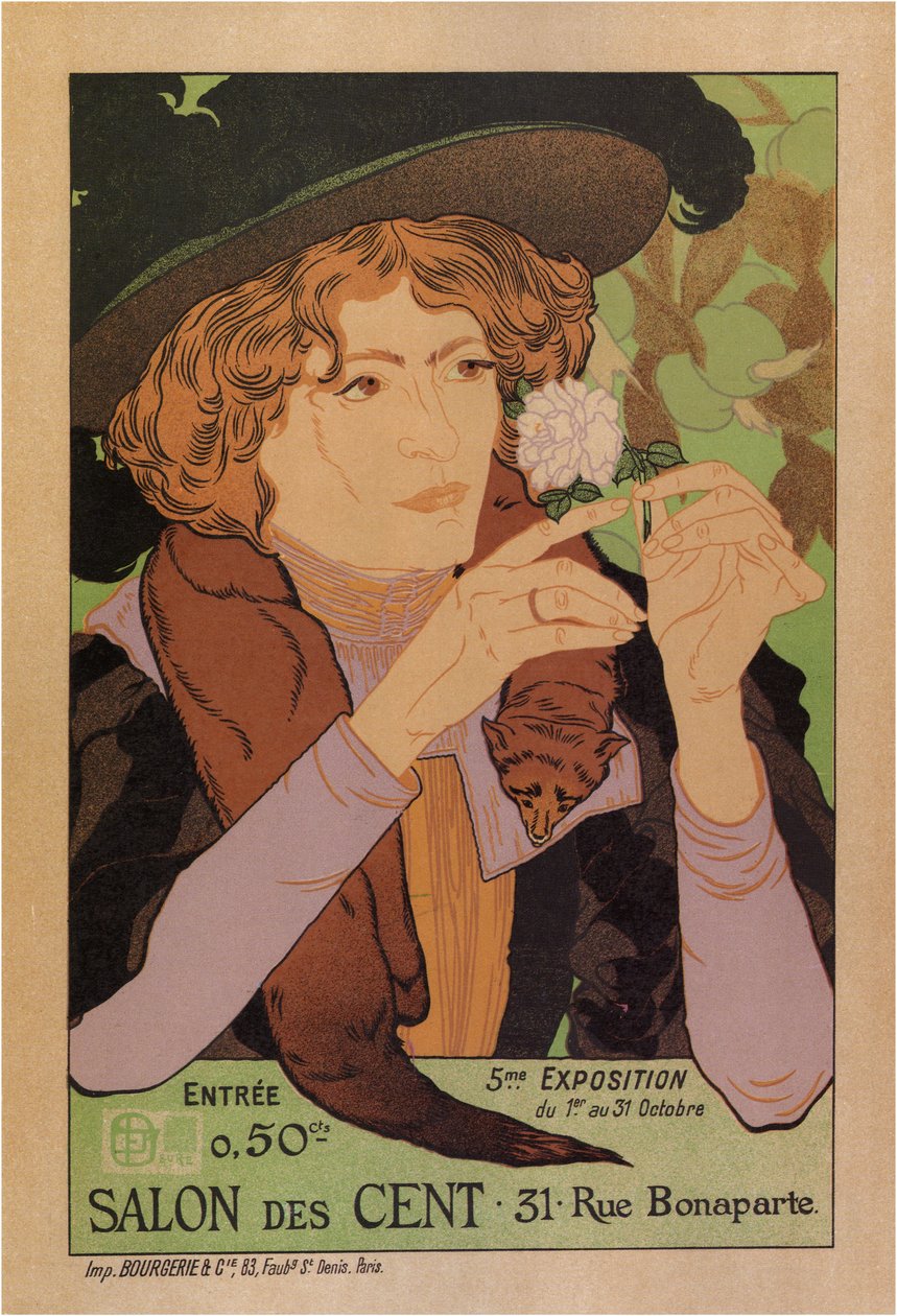 Salão dos Cem Poster, 1894 de Georges de Feure