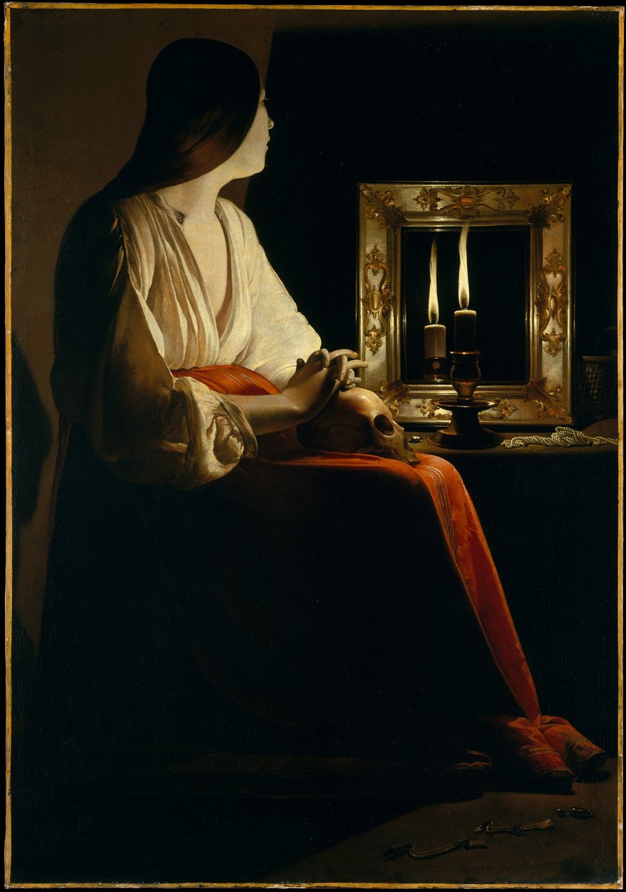  Penitente Maria Madalena (Magdalena Wrightsman) de Georges de La Tour