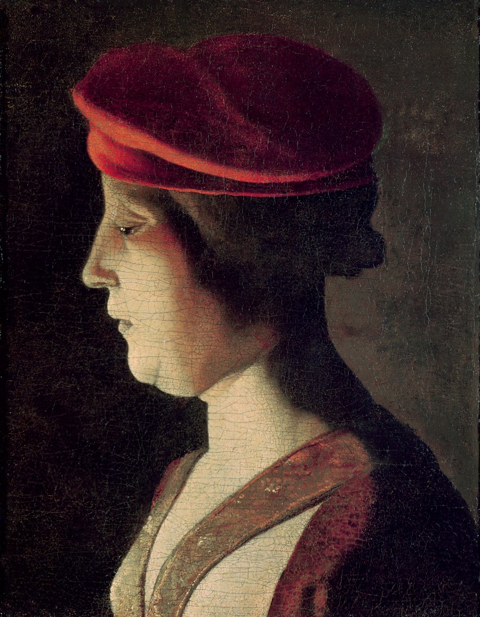 Cabeça de uma mulher de Georges de La Tour