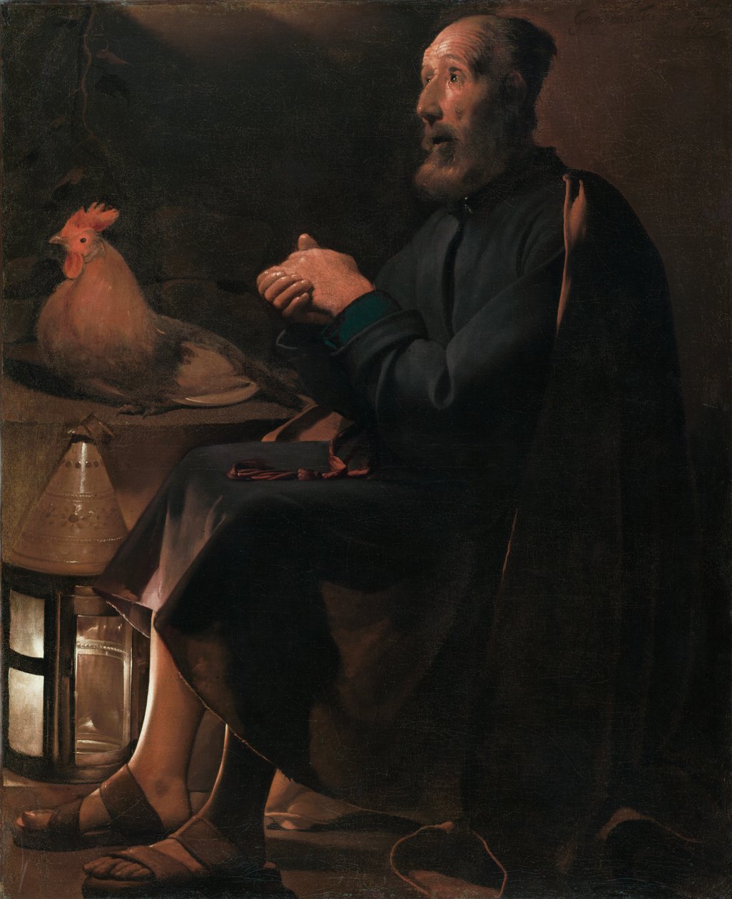 São Pedro Arrependido de Georges de La Tour
