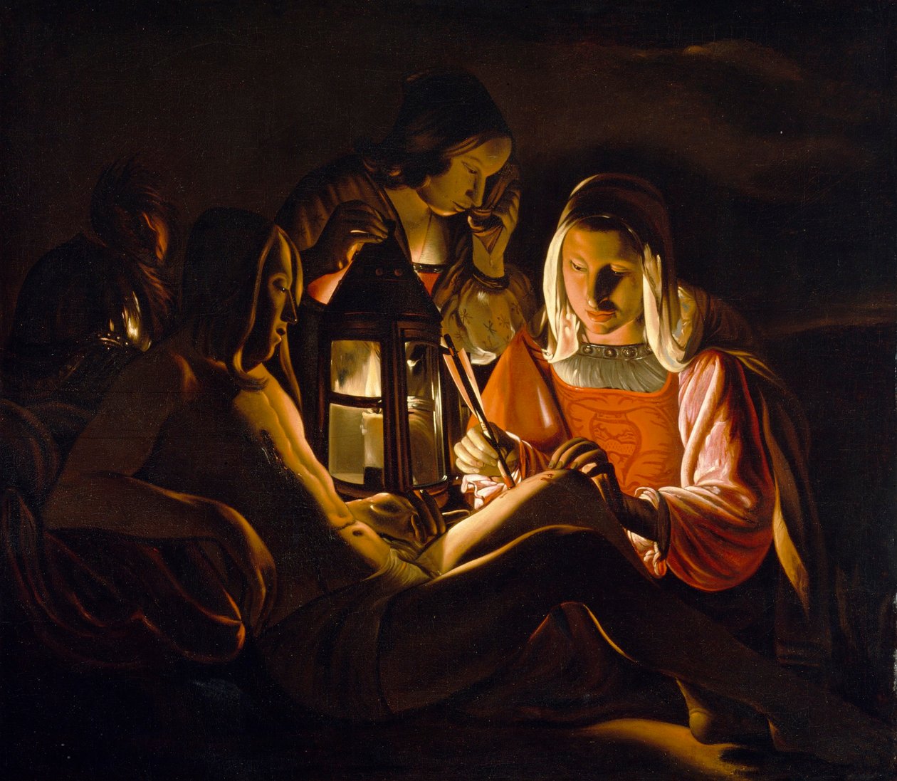 São Sebastião amamentado por Santa Irene de Georges de La Tour